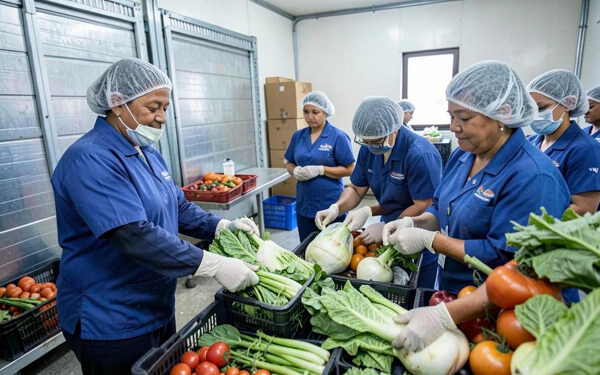 Cold-chain and food handling sessions for market vendors