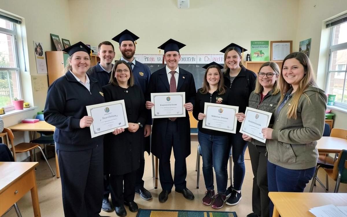 First English for Tourism group graduates